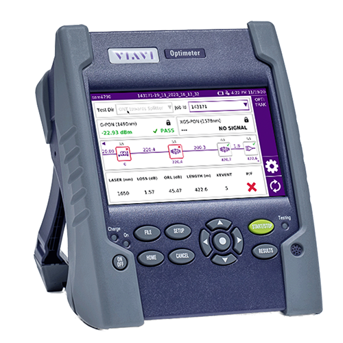 VIAVI Optimeter A simple to use, intelligent optical fiber meter to certify and troubleshoot fiber links